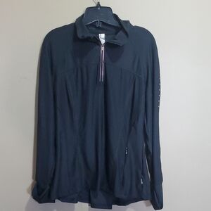 Mondetta Women's Black 1/4 Zip-Up Jacket Size Small